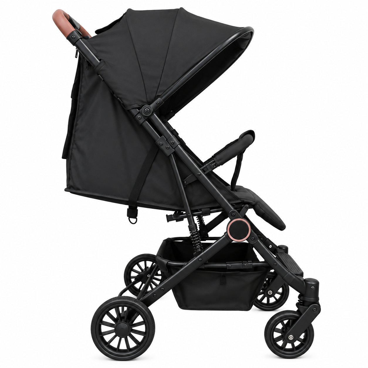 Coche Paseo Maleta Compacto ZIP Negro