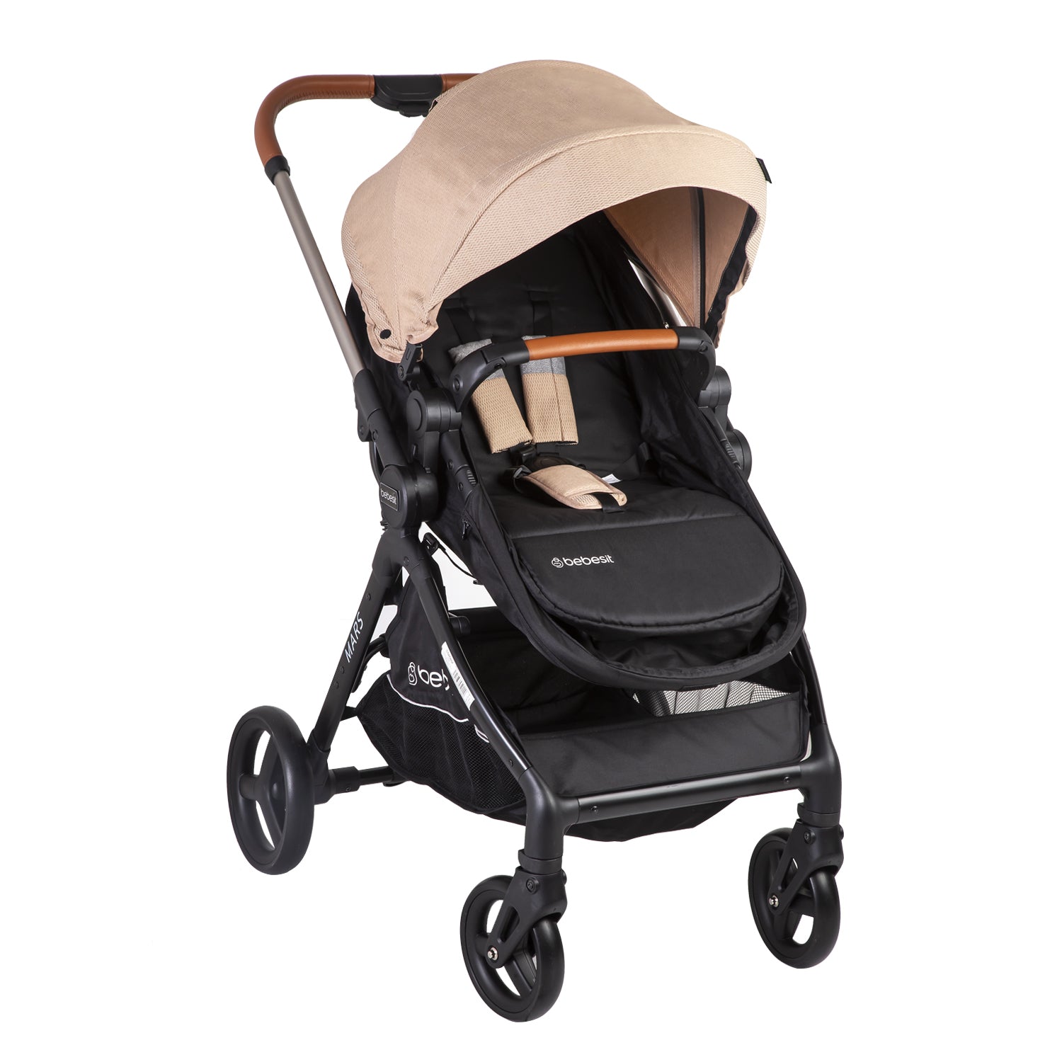 Coche Cuna travel system Mars LX Beige