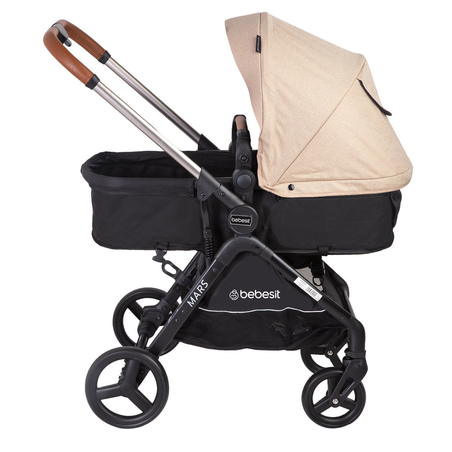 Coche Cuna travel system Mars LX Beige