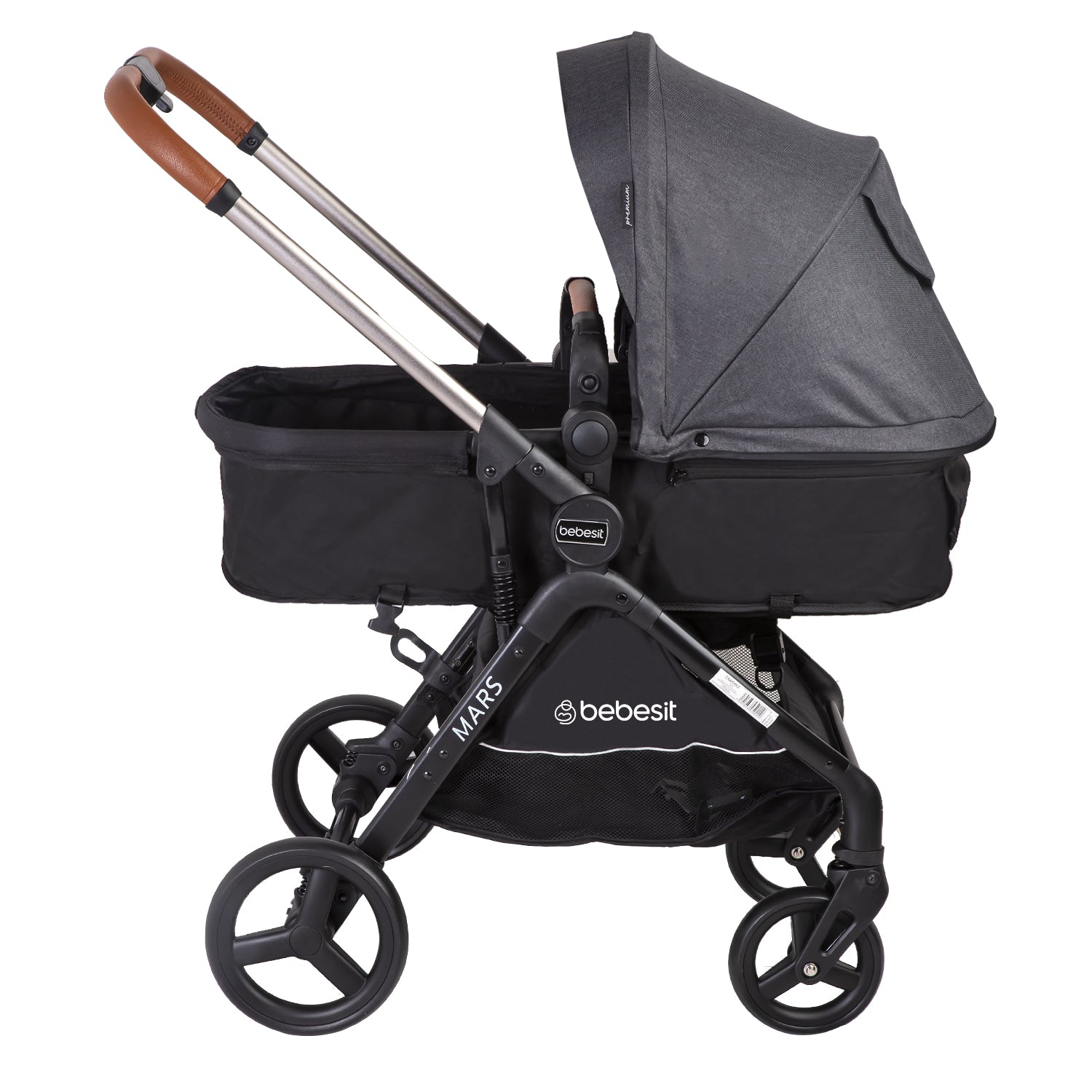 Coche Travel System Mars LX Gris