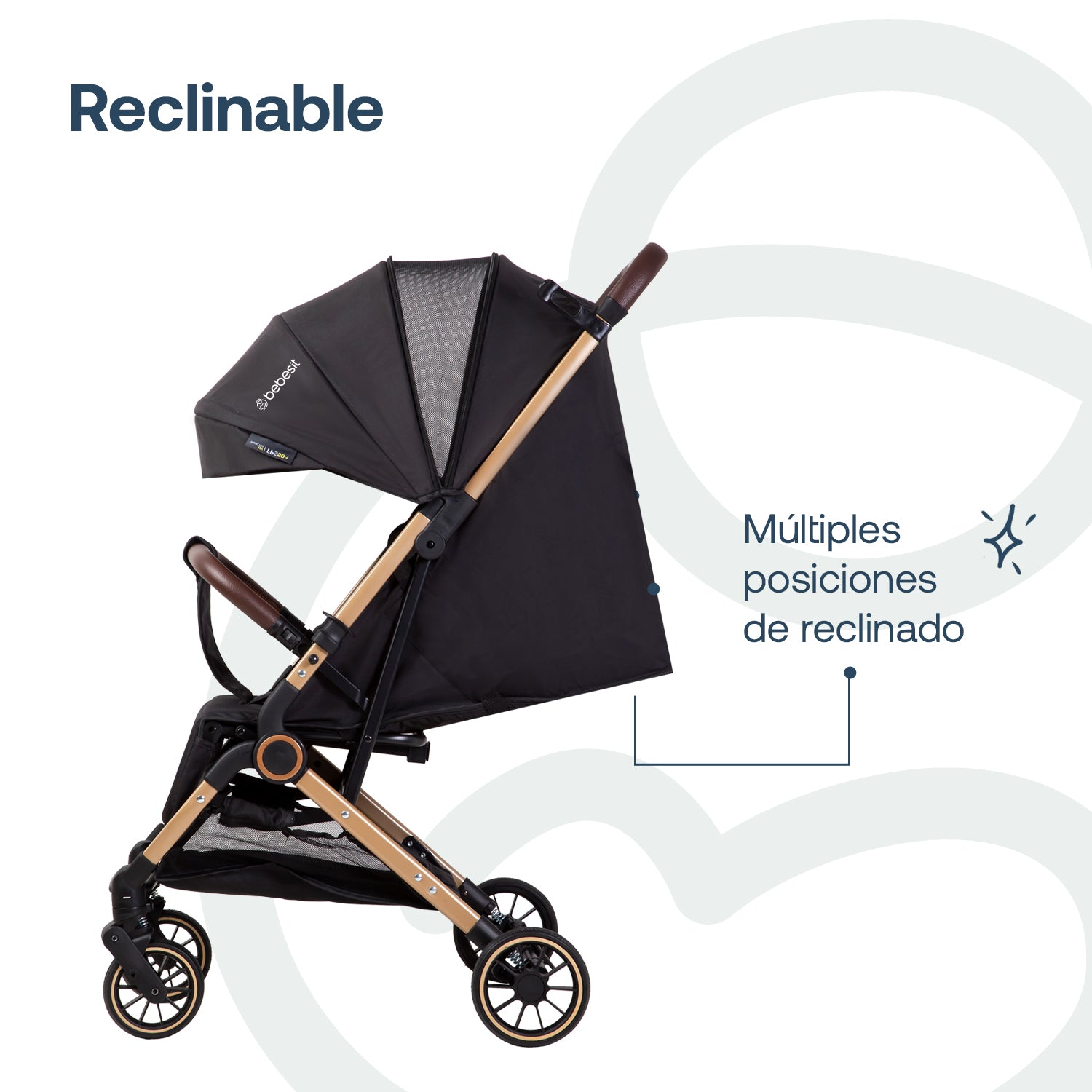 Coche Maleta Compacto Travel System Soho Negro