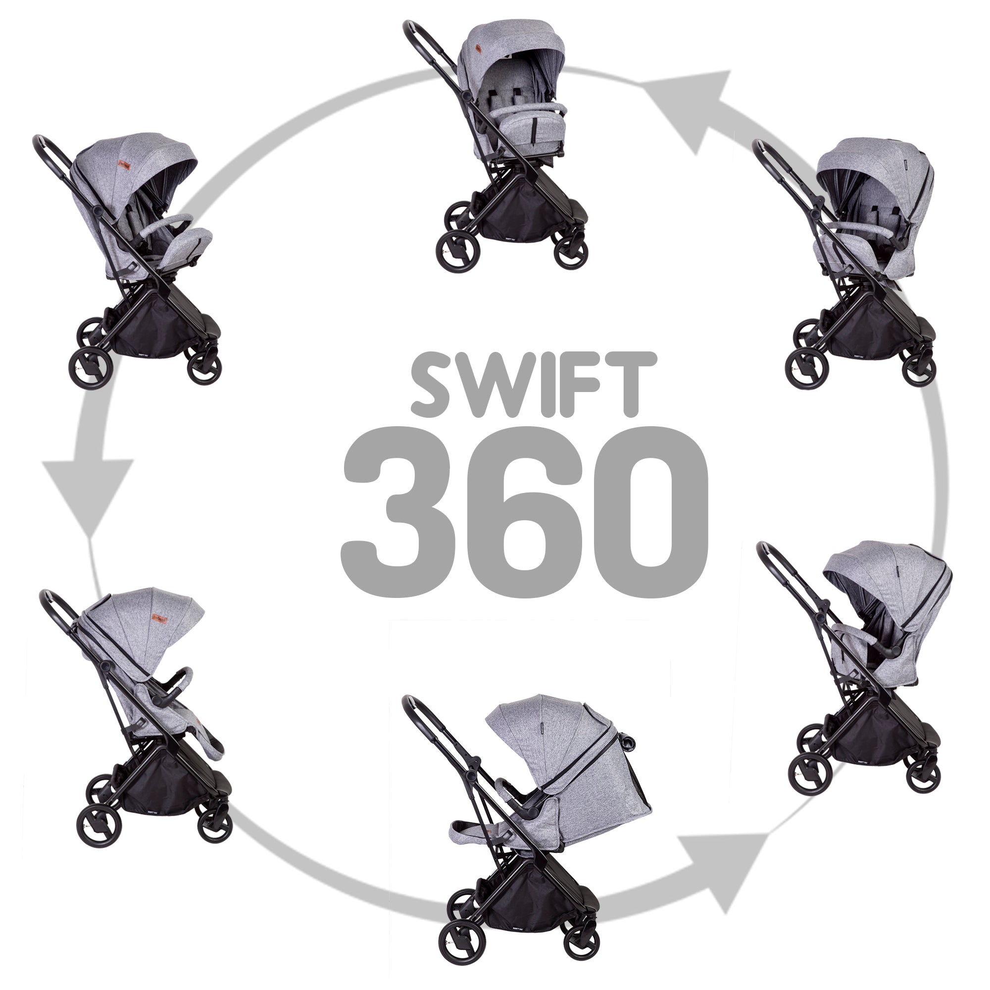 Coche Cuna travel system Swift 360 Beige