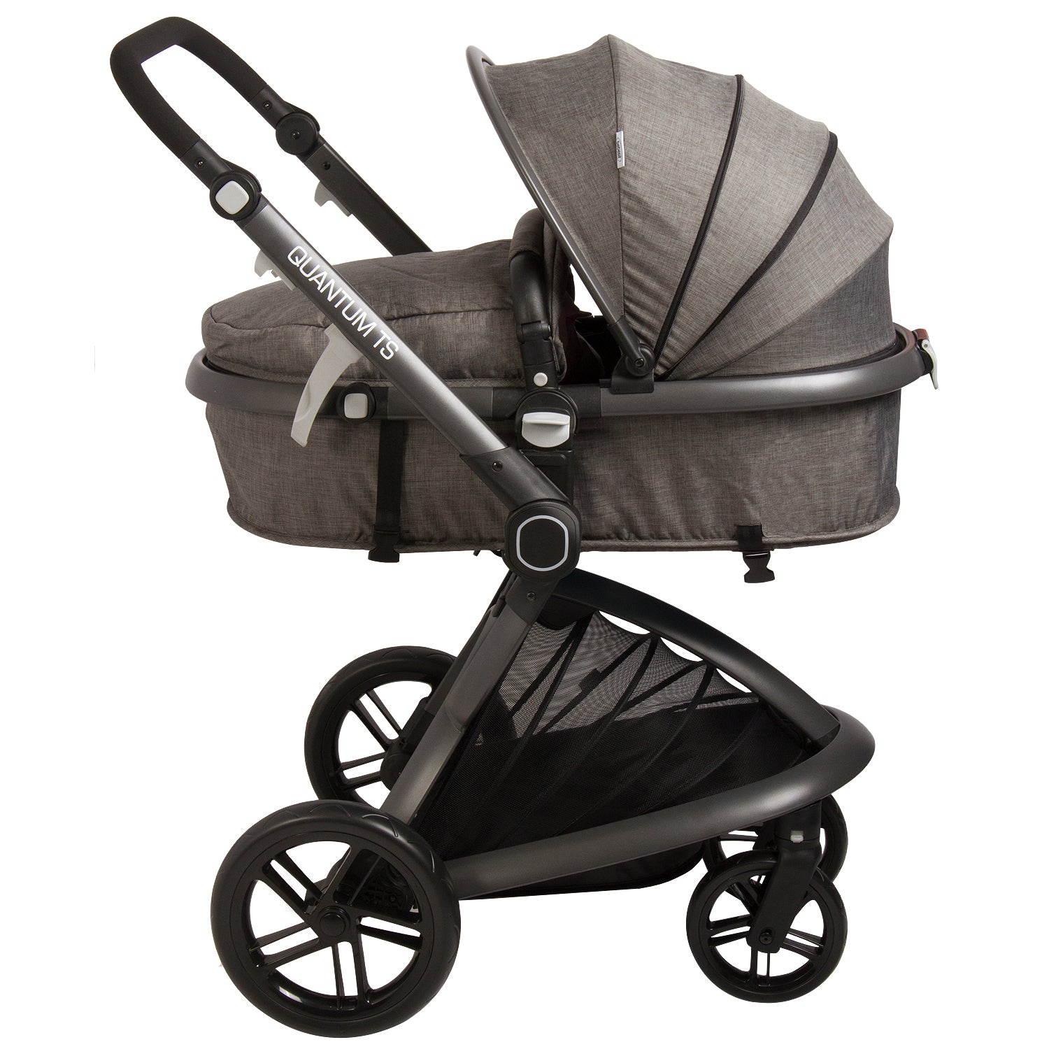 Coche Cuna travel system Quantum Gris