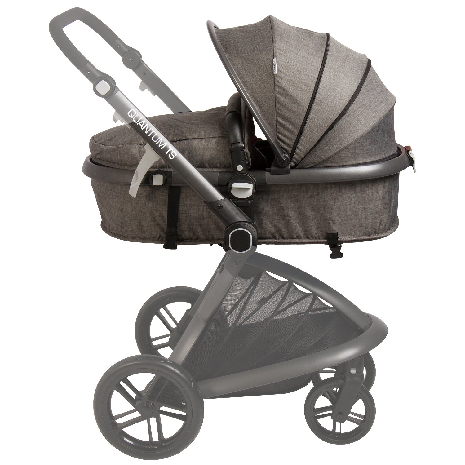 Coche Cuna travel system Quantum Gris