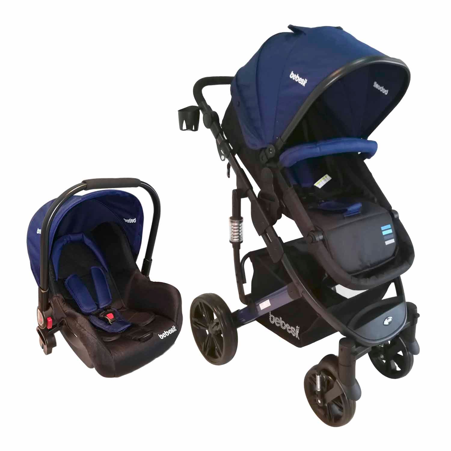 Coche Cuna travel system Quest Azul