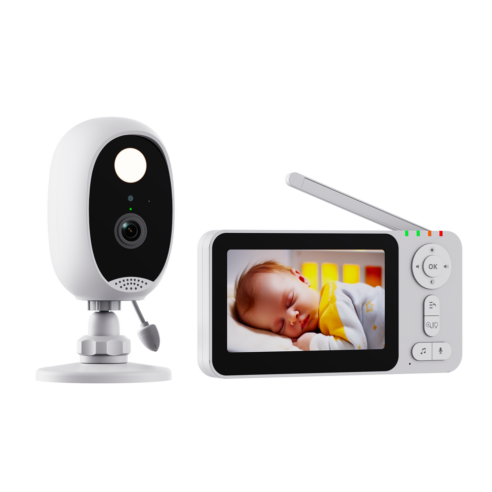 Monitor Camara Bebés Led RGB 4,3" IPS Bebesit