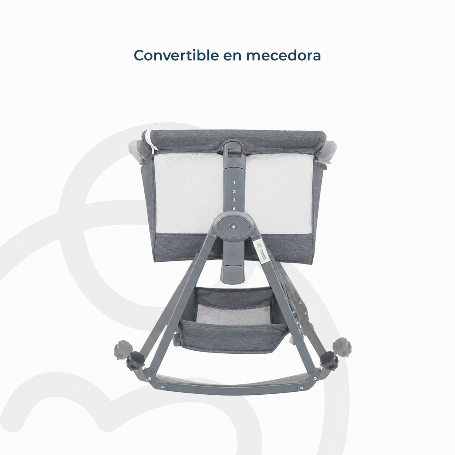 Cuna Colecho Cloud Gris Oscuro