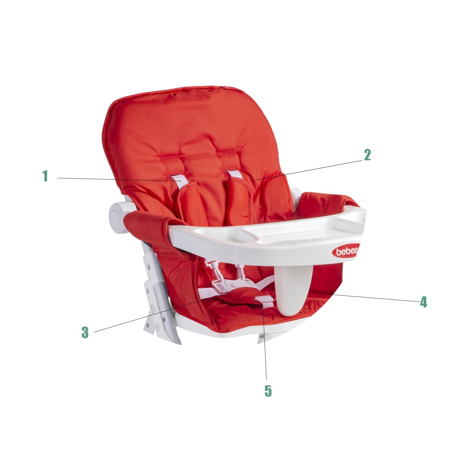 Silla de Comer Golite Roja