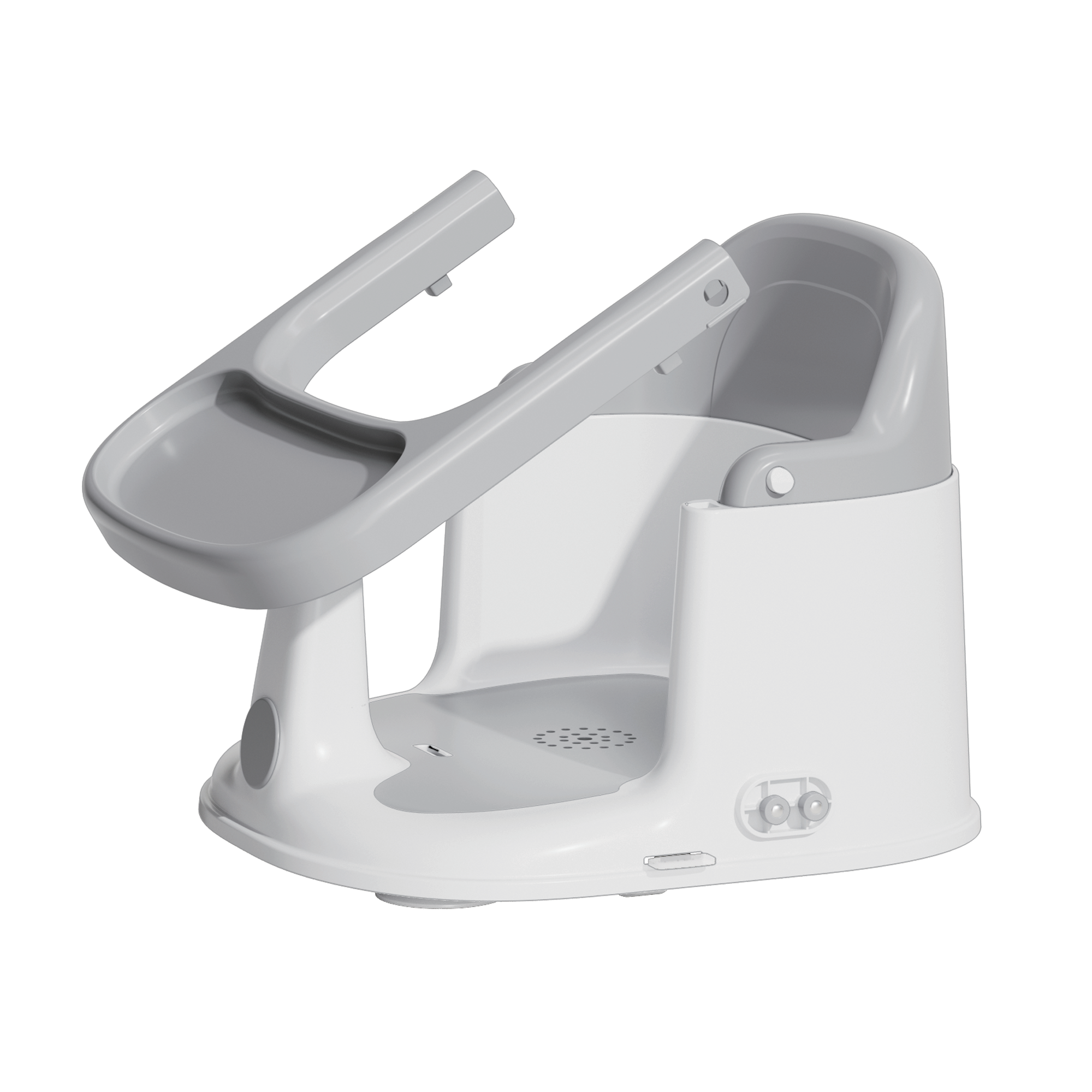 Silla de comer 2 en 1 Booster Gris