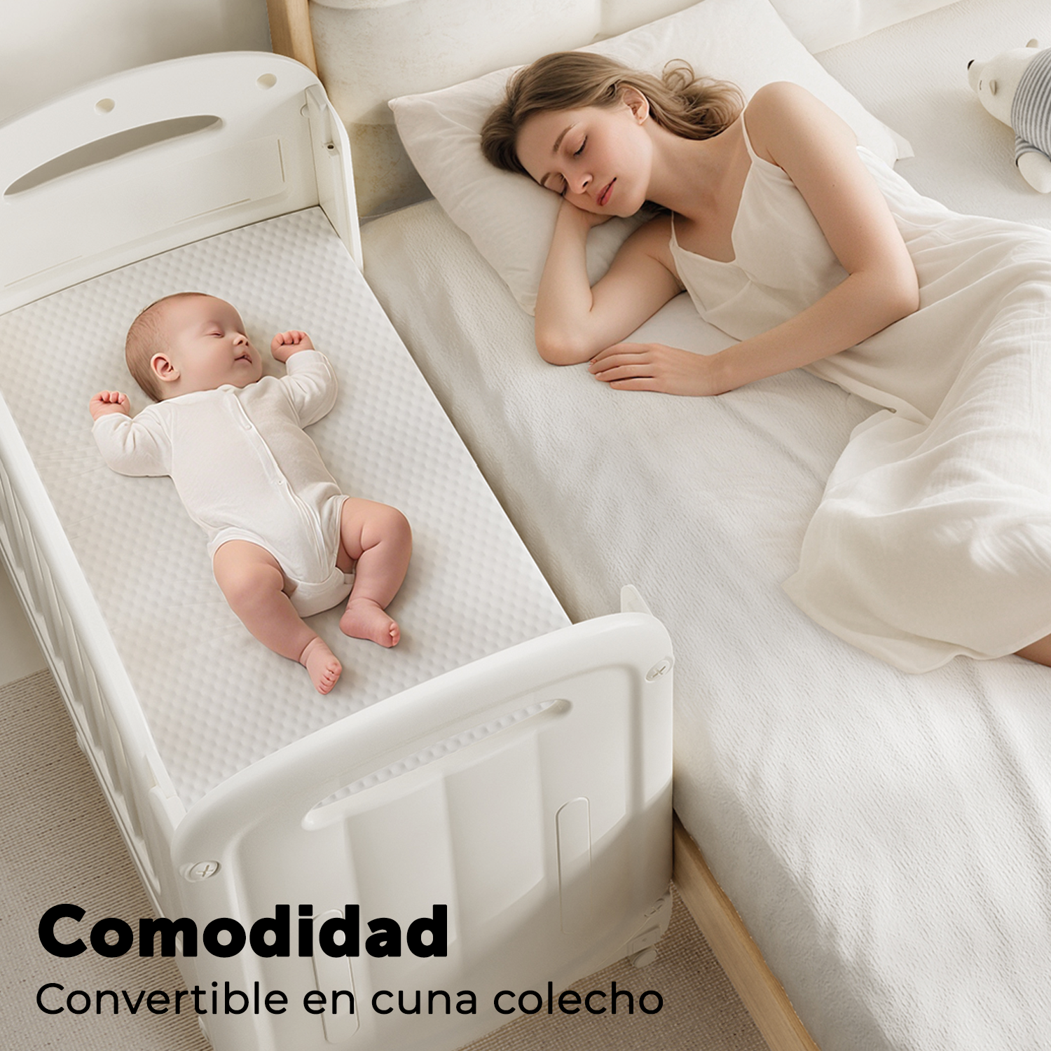 Cuna Corral Space Montessori para Bebés y Niños
