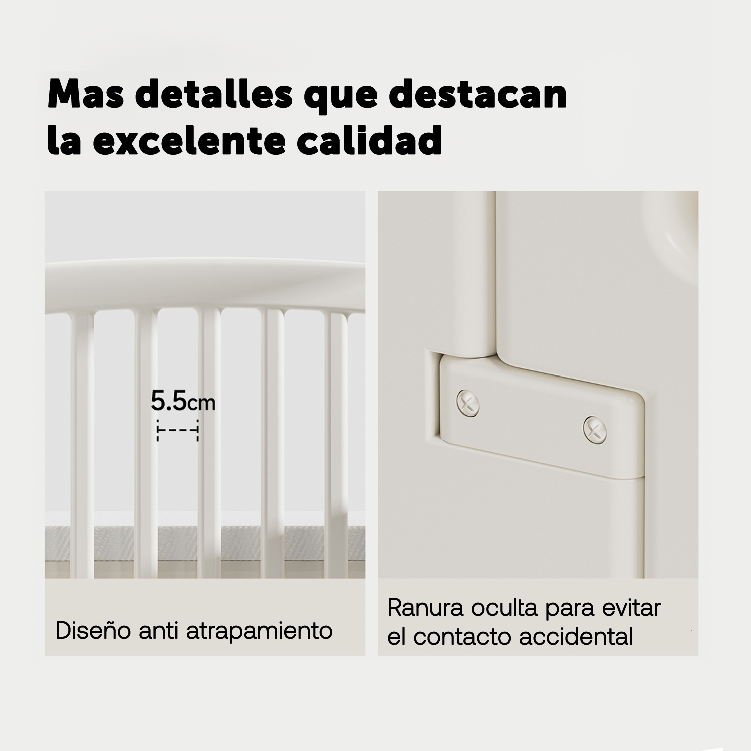 Cuna Corral Space Montessori para Bebés y Niños