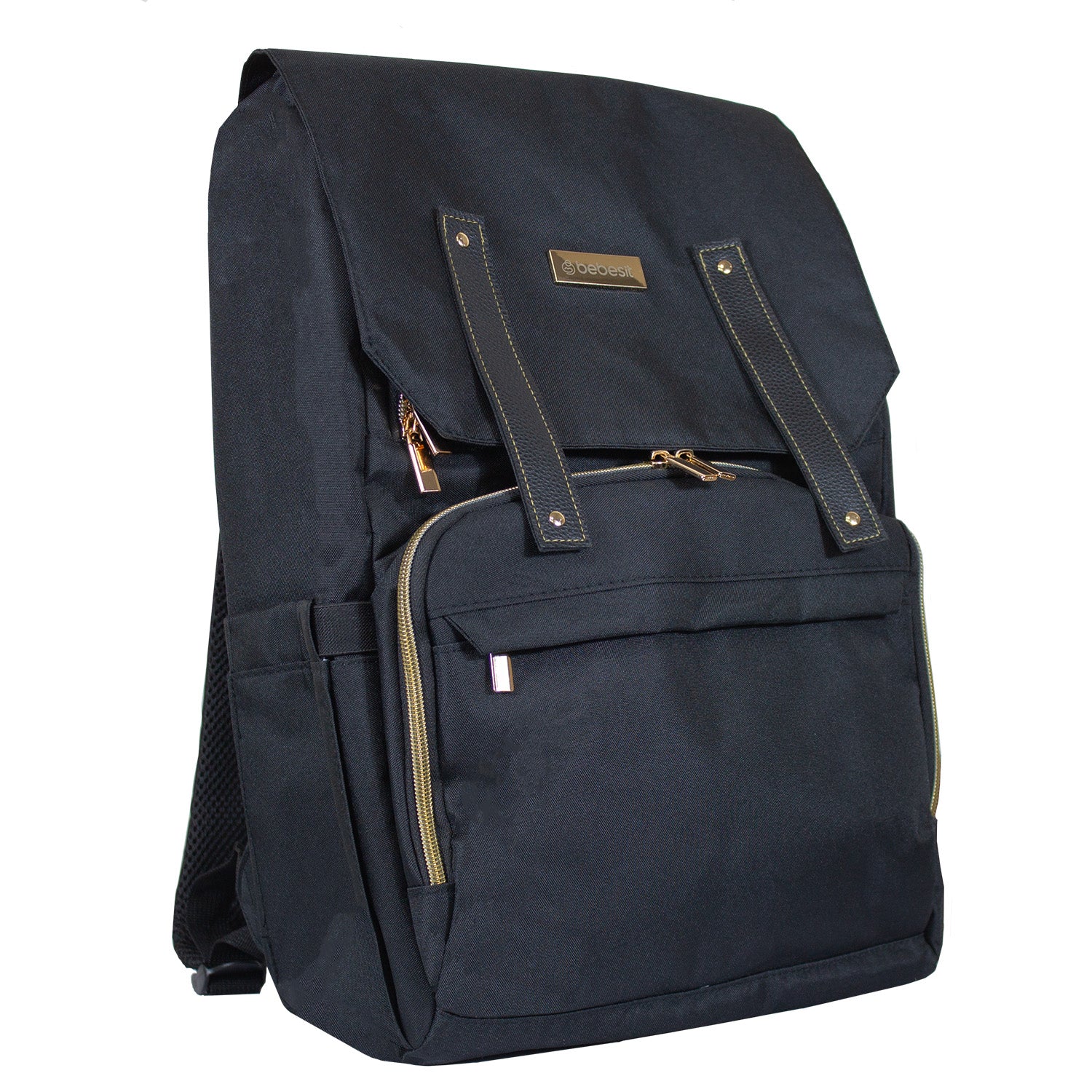 Mochila Maternal Premium Black Gold