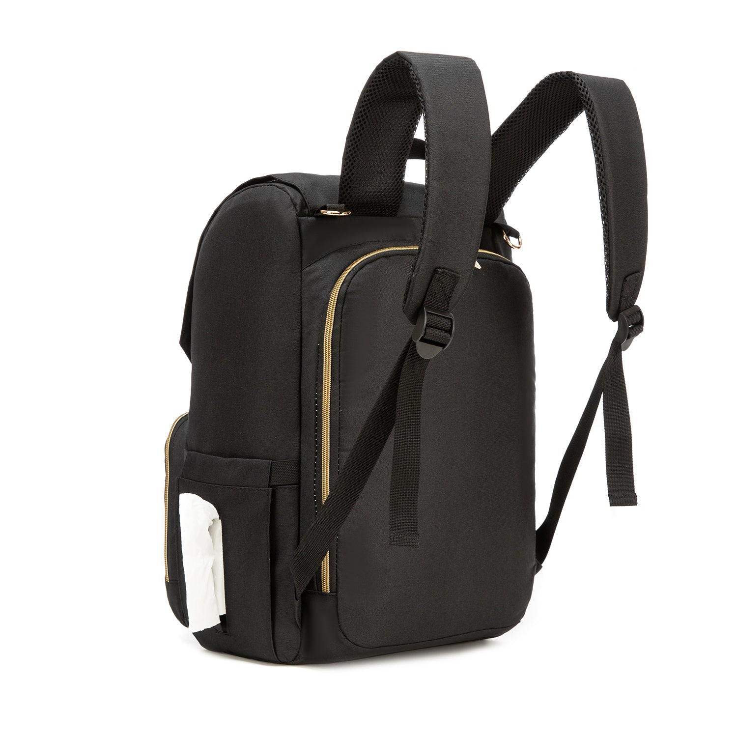 Mochila Maternal Premium Black Gold