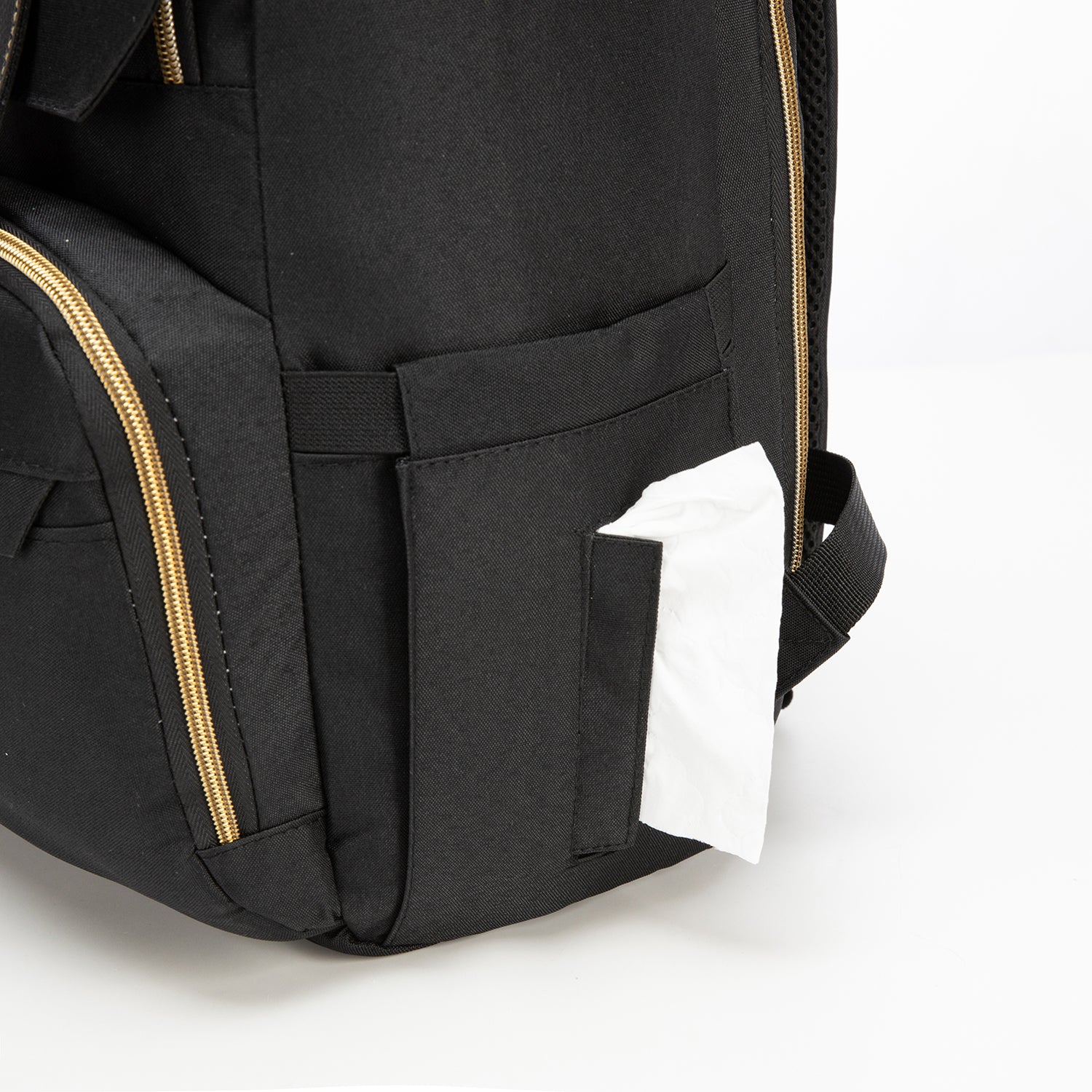 Mochila Maternal Premium Black Gold