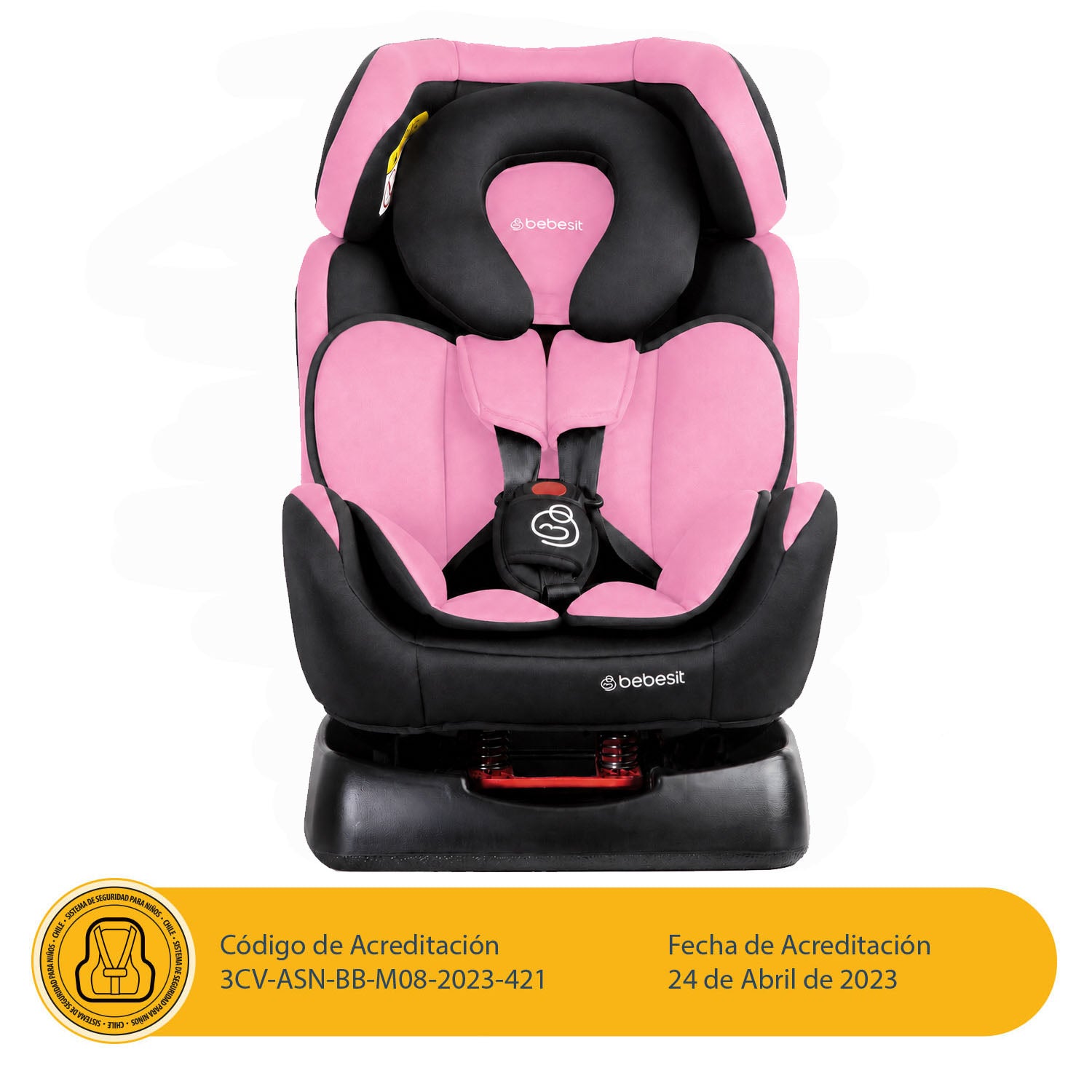 Silla de Auto Orbit Lx Rosada Bebesit