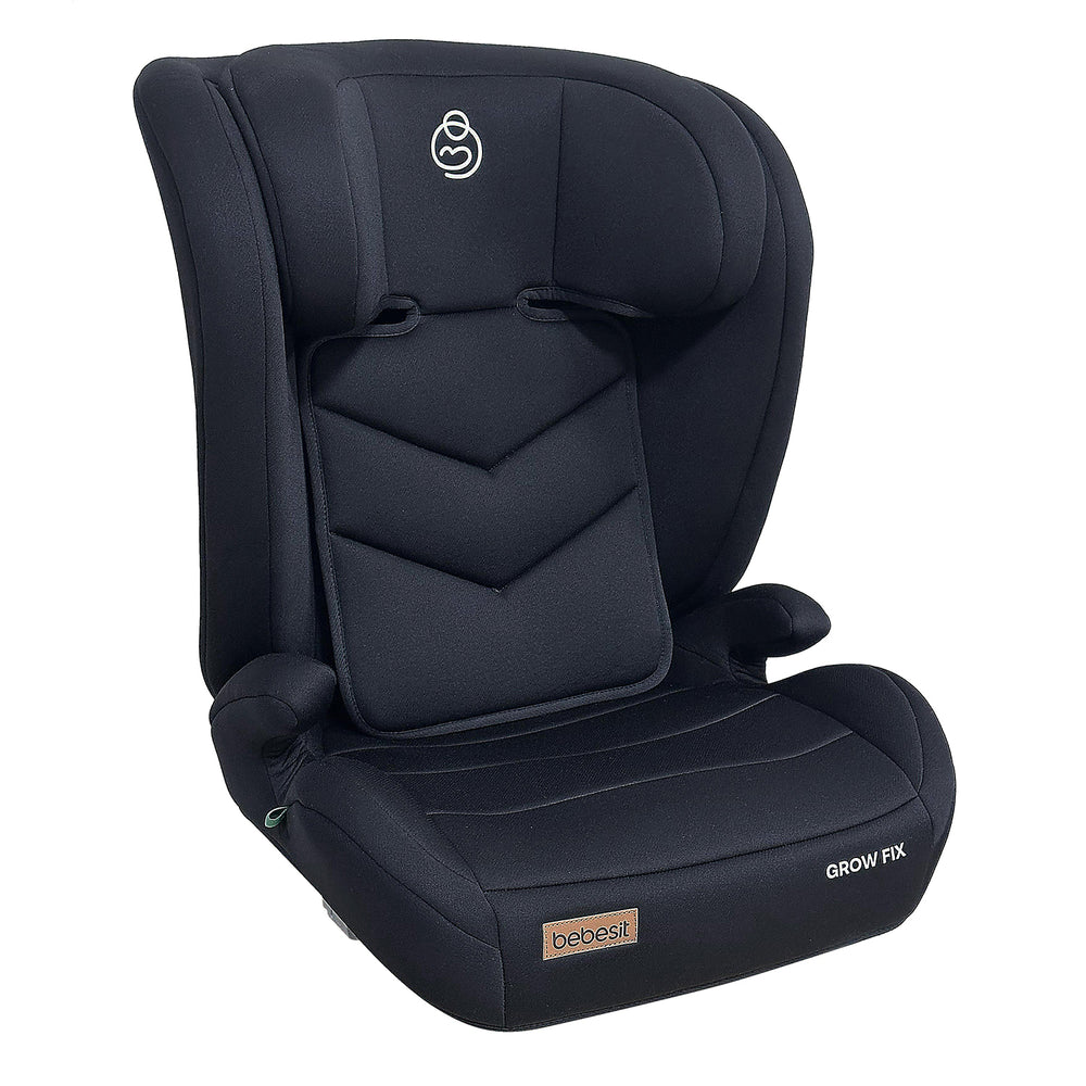 Silla Auto Butaca Grow Fix I-Size Negro Bebesit