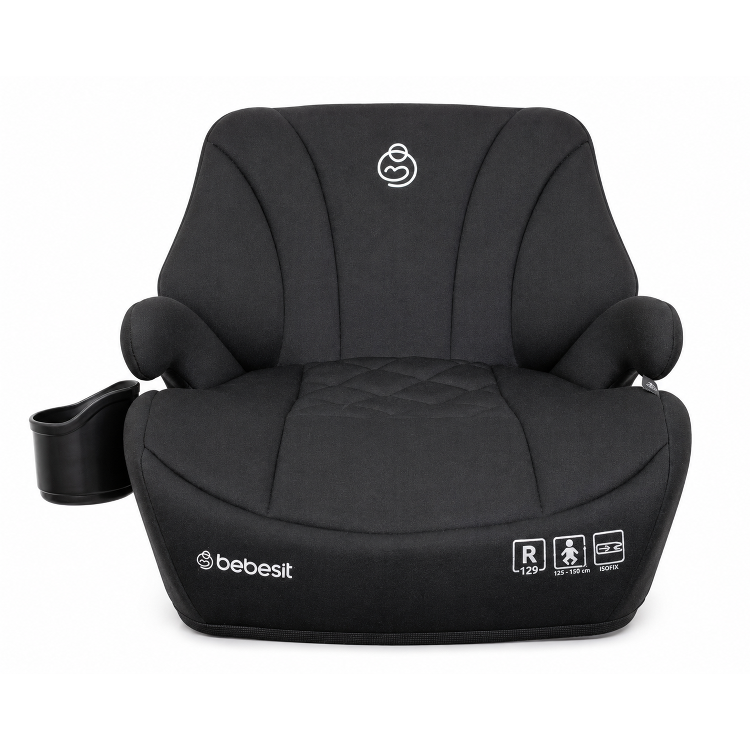 Alzador Isofix con Respaldo Fast Fix Negro