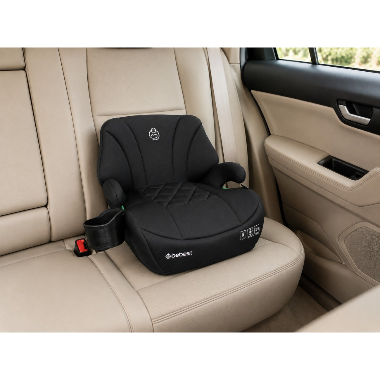 Alzador Isofix con Respaldo Fast Fix Negro