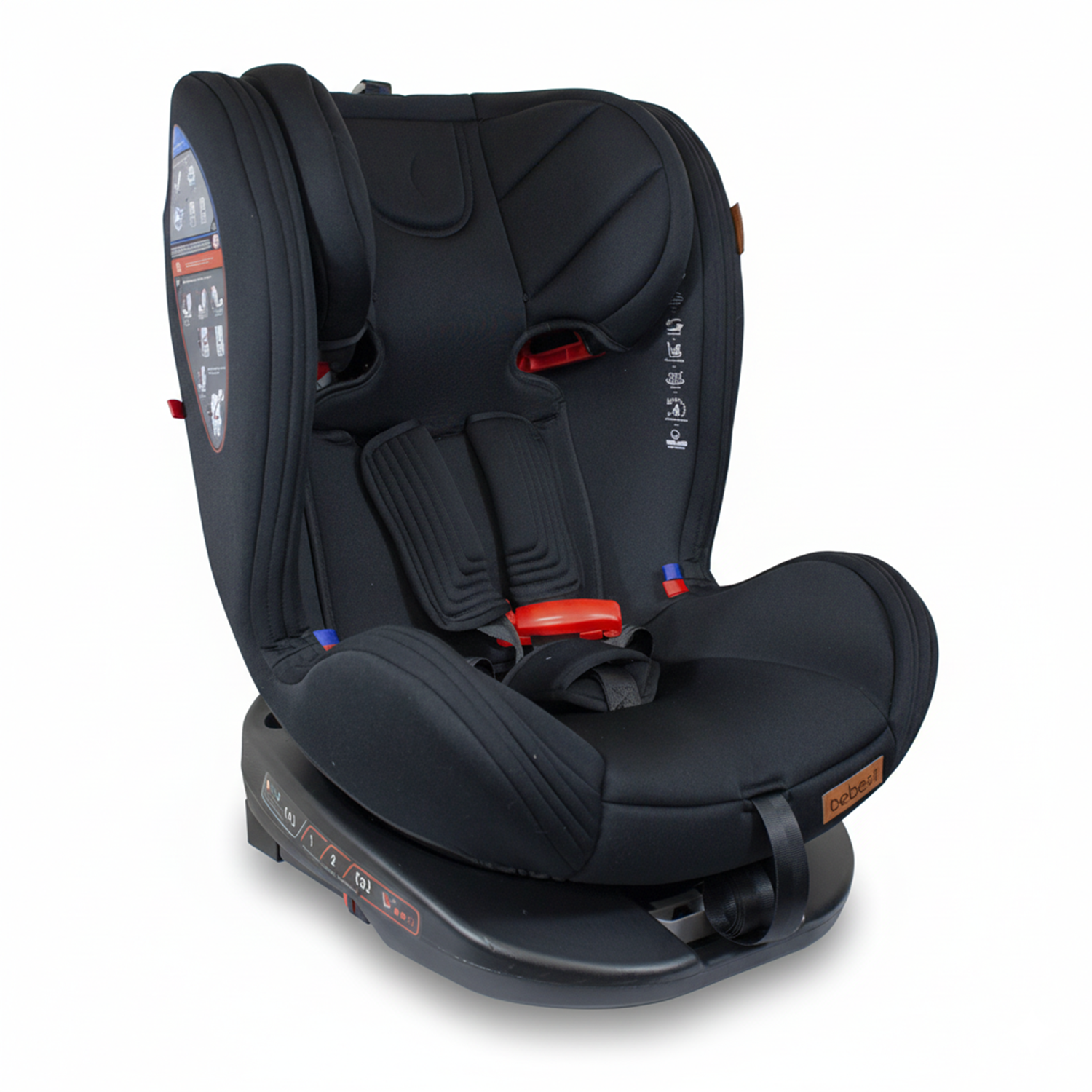 Silla de Auto Saturn 360° Premium Negro