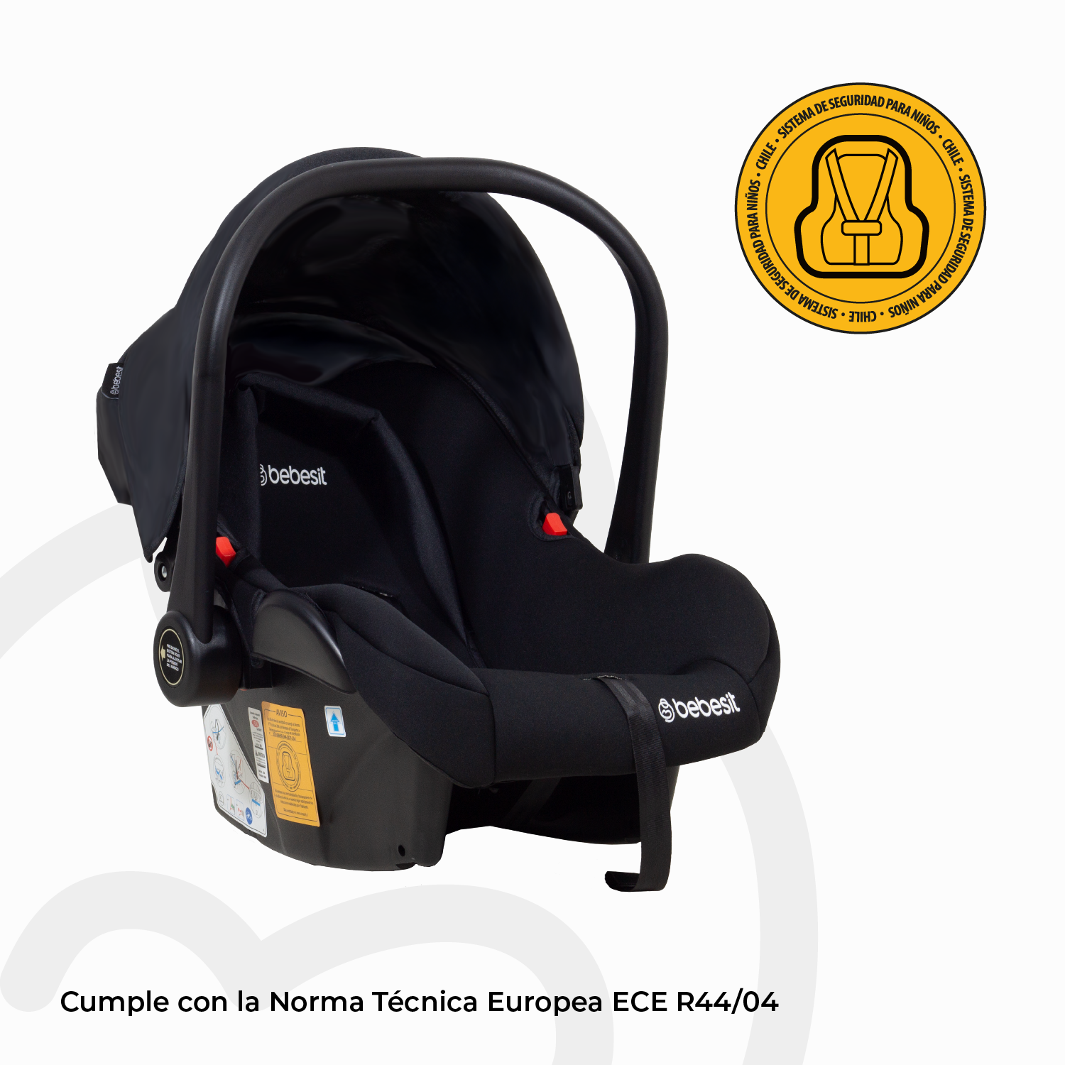 Coche Cuna Travel System Offroad Negro