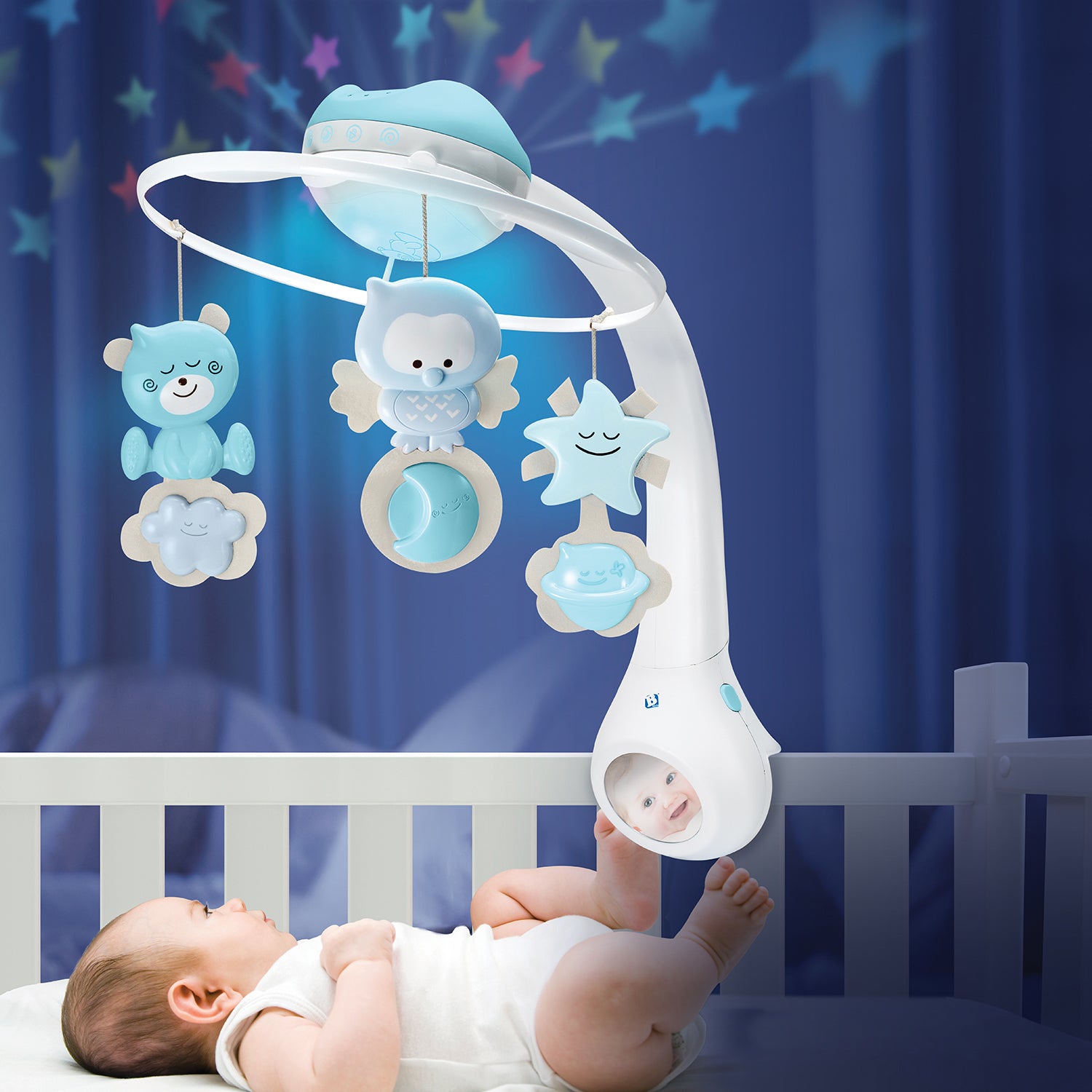 Proyector Musical 3 en 1 Azul Infantino