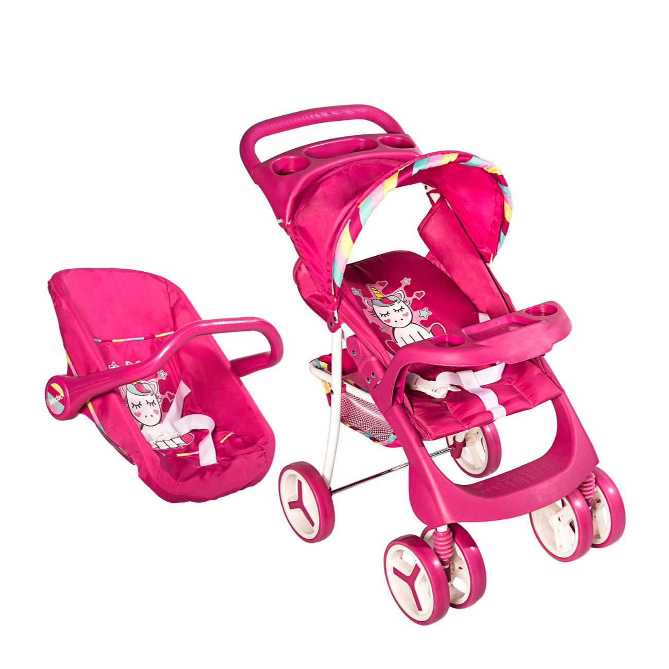 Juguete Coche Travel Muñeca Unicornio