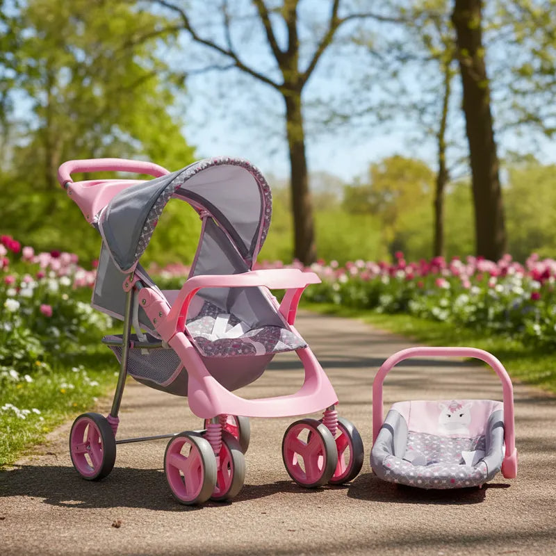 Juguete Coche Travel Muñeca Unicornio