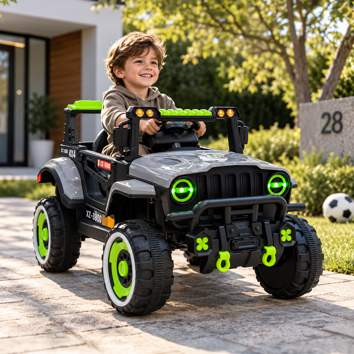 Auto a Batería Infantil Xcalibur Gris