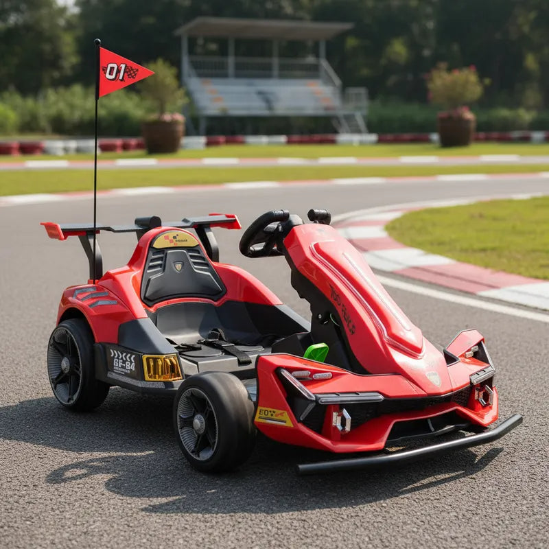 Auto Eléctrico F1 Drift Full Performance Niño Niña Rojo