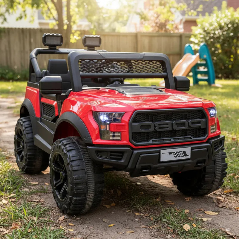 Camioneta Eléctrica FullExpedition Niños Niñas Infantil Rojo