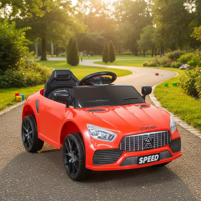 Auto Eléctrico Meche Premium Niños Niñas Infantil Rojo