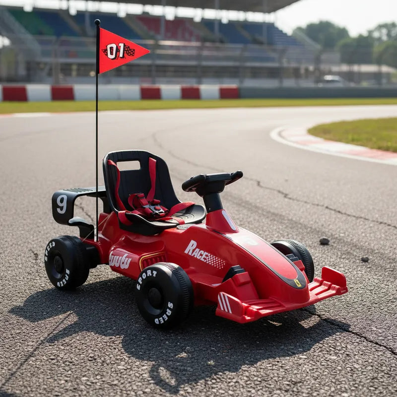 Auto Eléctrico F1 Schumi Niños Niñas Infantil Rojo