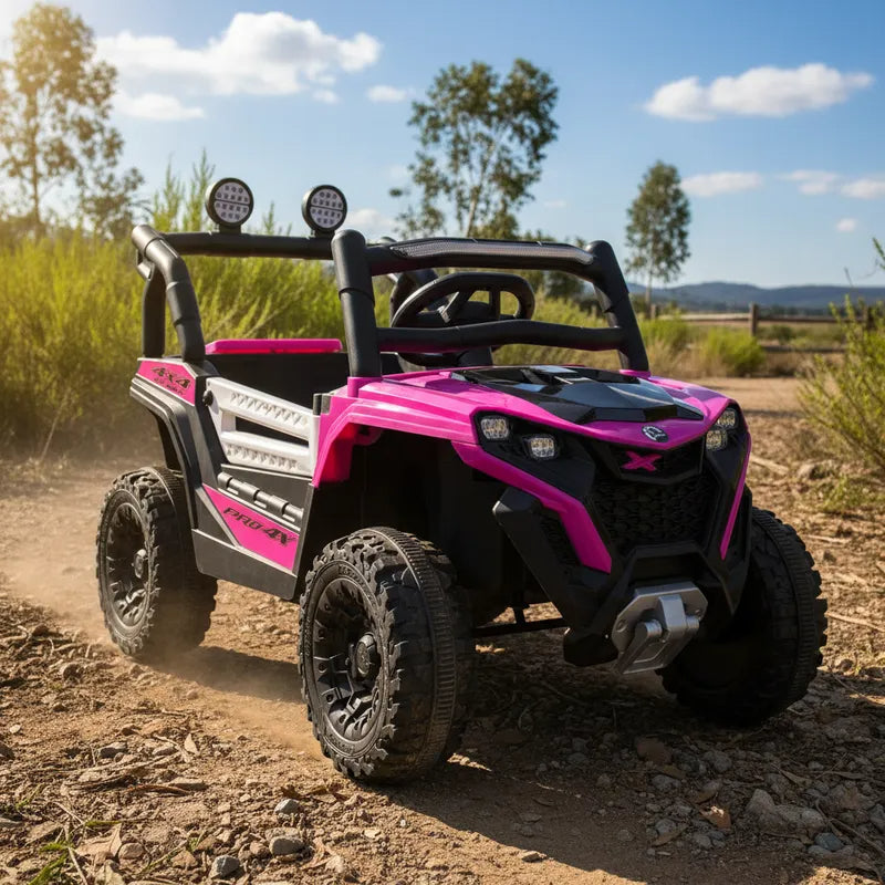 Auto Eléctrico Buggy Adventurer Niñas Infantil Rosado