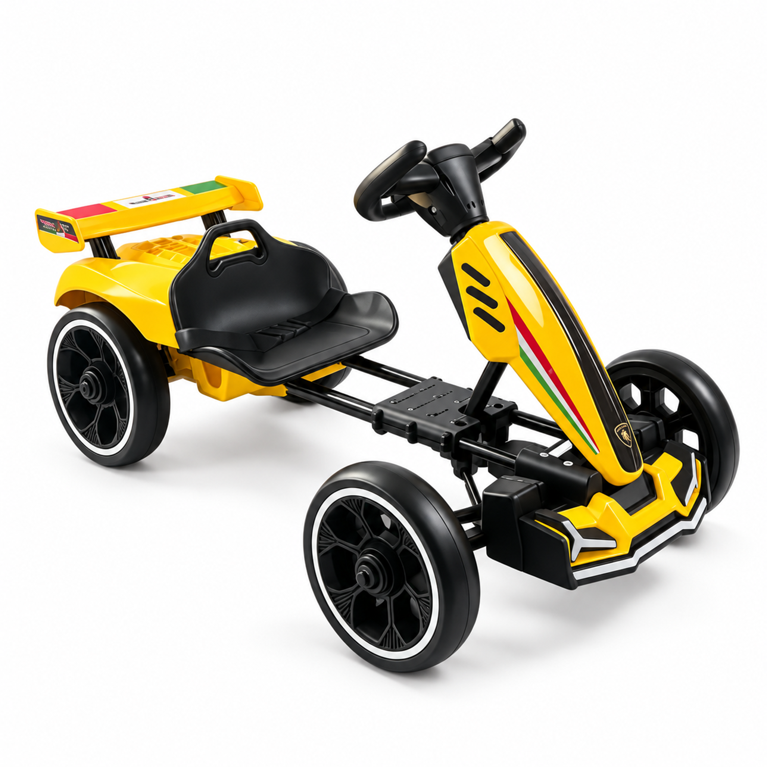 Auto a Batería Infantil E-GoKart Race4fun Amarillo