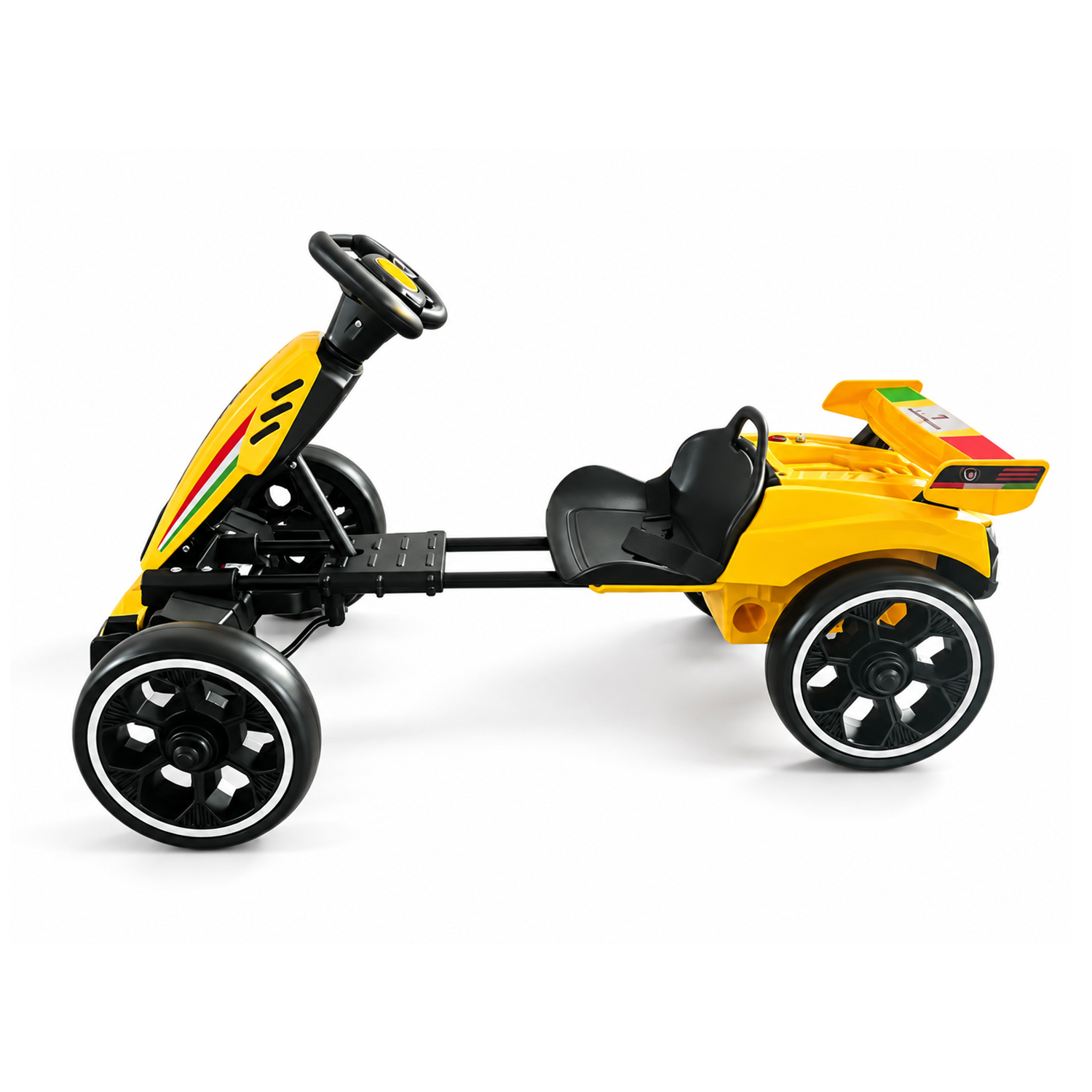 Auto a Batería Infantil E-GoKart Race4fun Amarillo