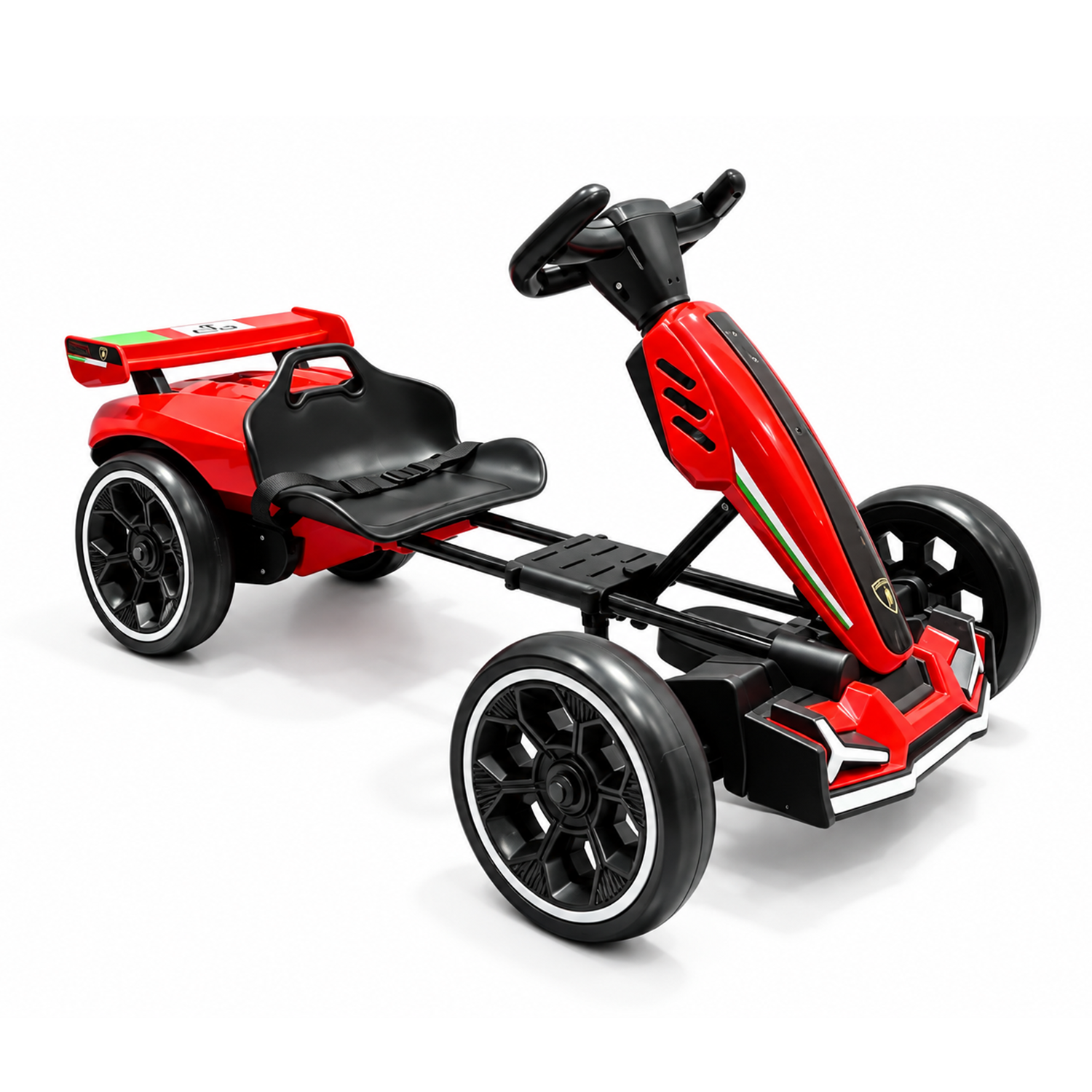 Auto a Batería Infantil E-GoKart Race4fun Rojo