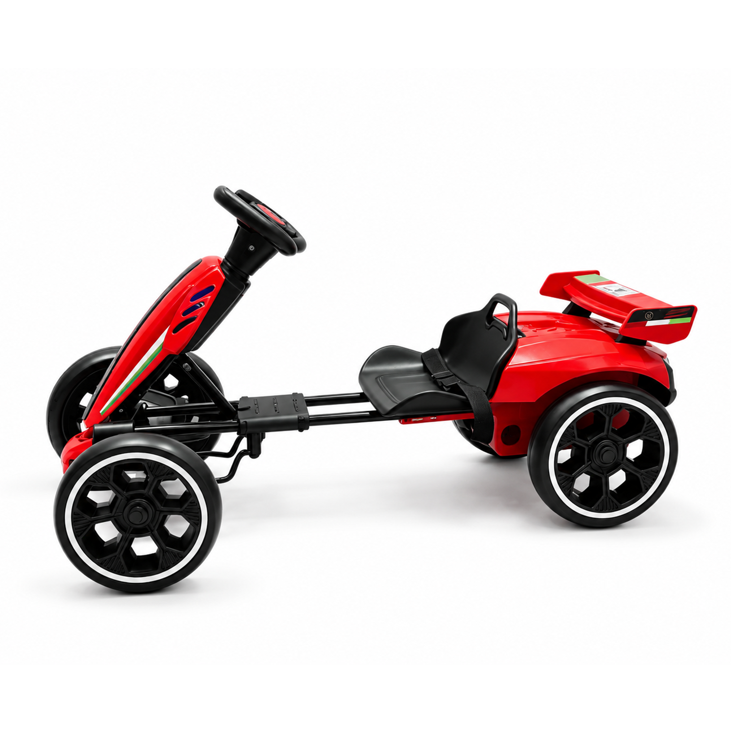 Auto a Batería Infantil E-GoKart Race4fun Rojo