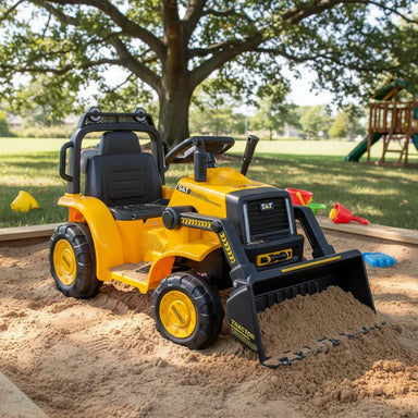 Camión Eléctrico Excavadora Loader Infantil Amarillo