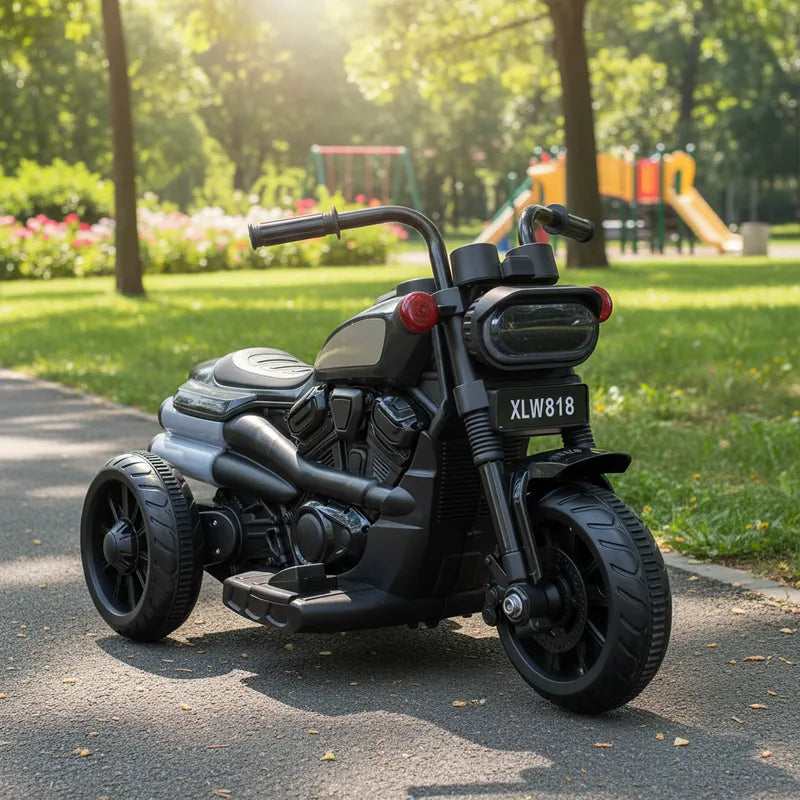 Trimoto ChopperHarley 2.0 Niños Infantil 6V a Batería Negra