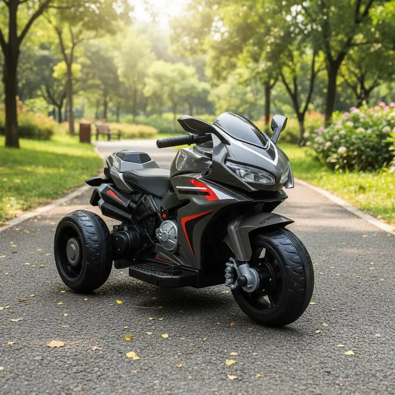 Trimoto BigTrail Niños Infantil 6V a Batería Gris