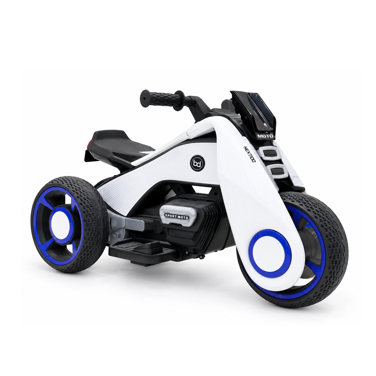 Moto a Batería Infantil BWMotor Blanca