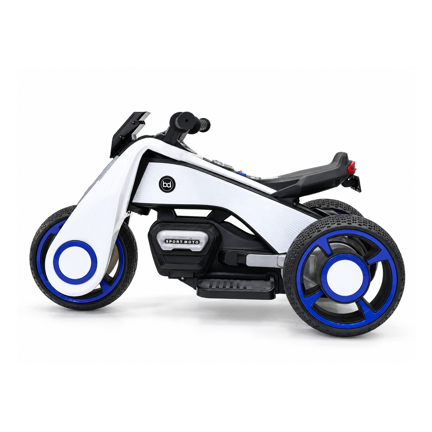 Moto a Batería Infantil BWMotor Blanca