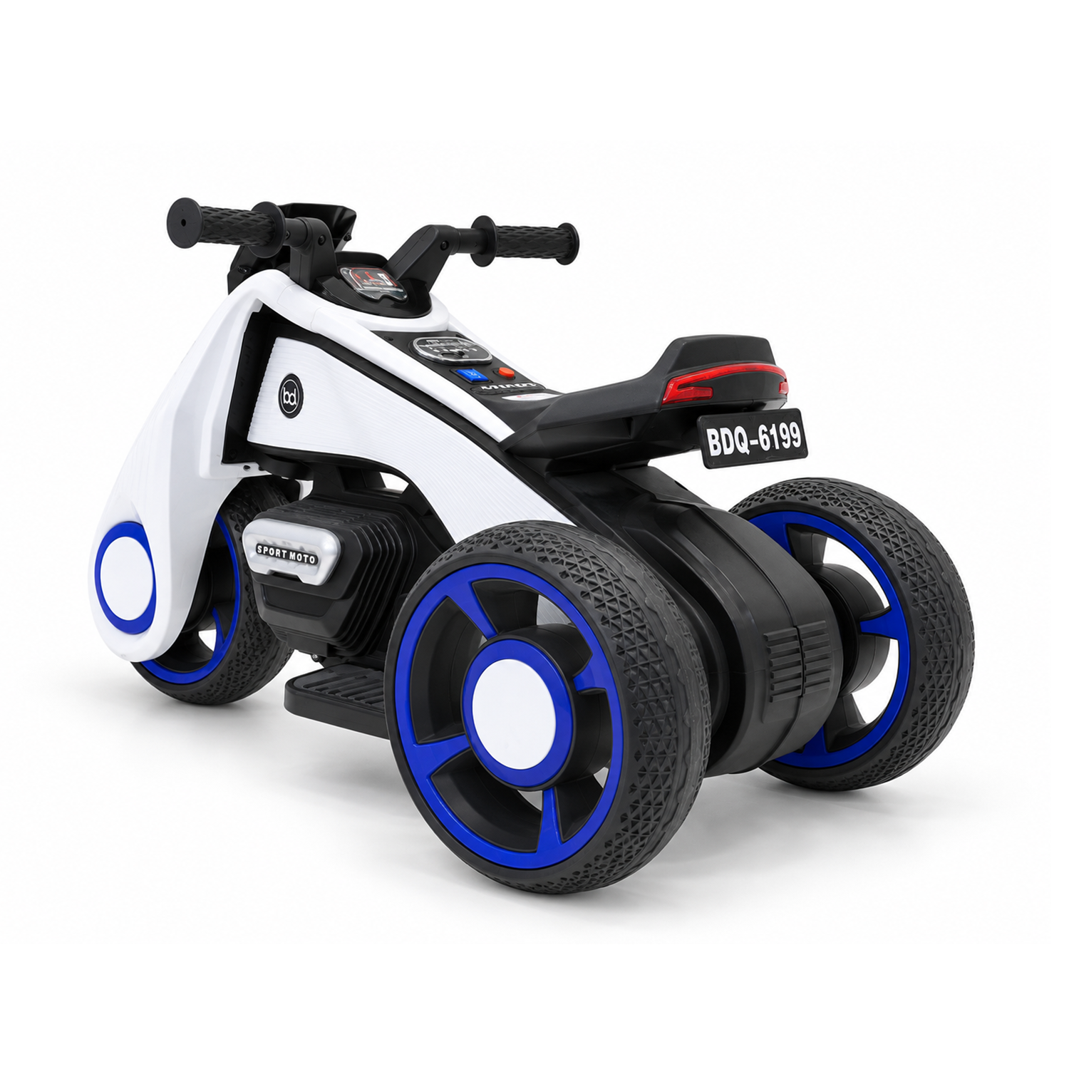 Moto a Batería Infantil BWMotor Blanca