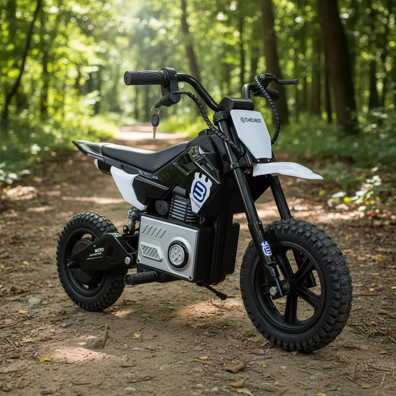 Moto Eléctrica Minicross 24V Niños y Niñas Infantil Negro