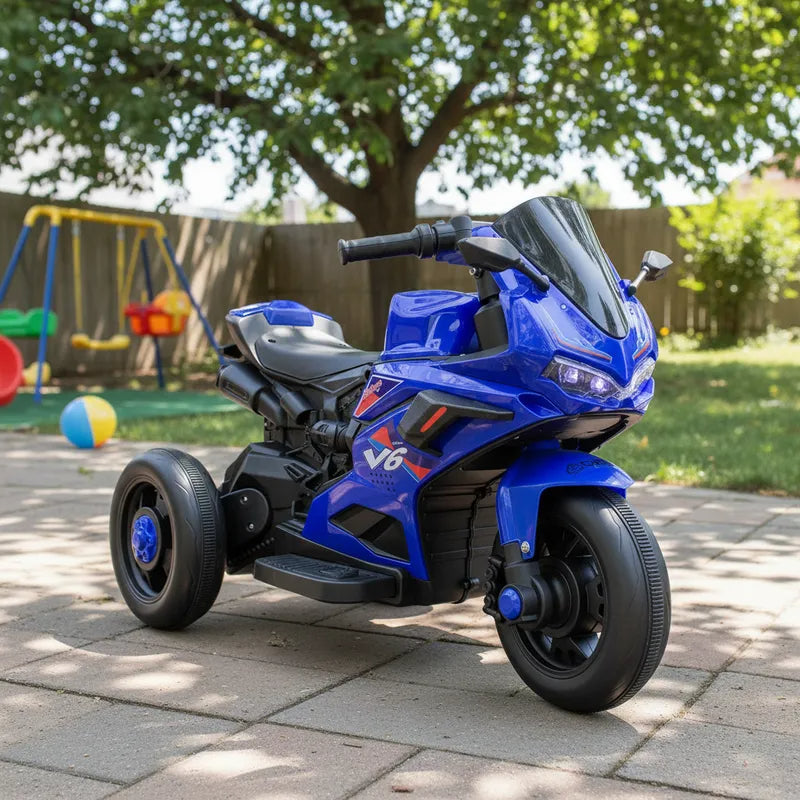 Trimoto MotoGP Niños Infantil 6V a Batería Azul
