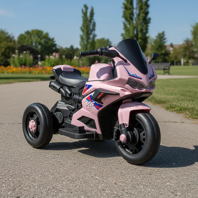 Trimoto MotoGP Niñas Infantil 6V a Batería Rosa
