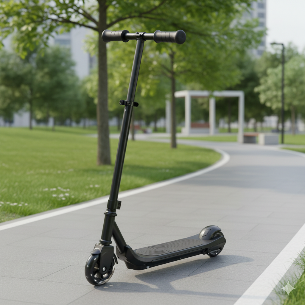 Monopatín Eléctrico Plegable E-Scooter 60W 24V2000mah Negro