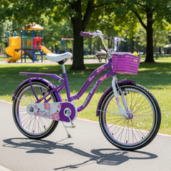 Bicicleta Infantil Queen Aro 20 Morada