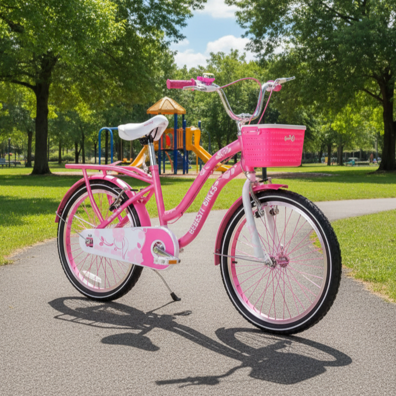 Bicicleta Infantil Queen Aro 20 Rosada