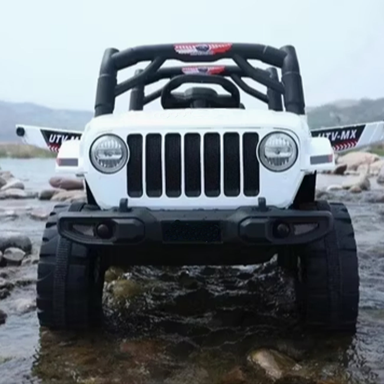 Auto a Batería Jeep Cherokee Blanco Bebesit